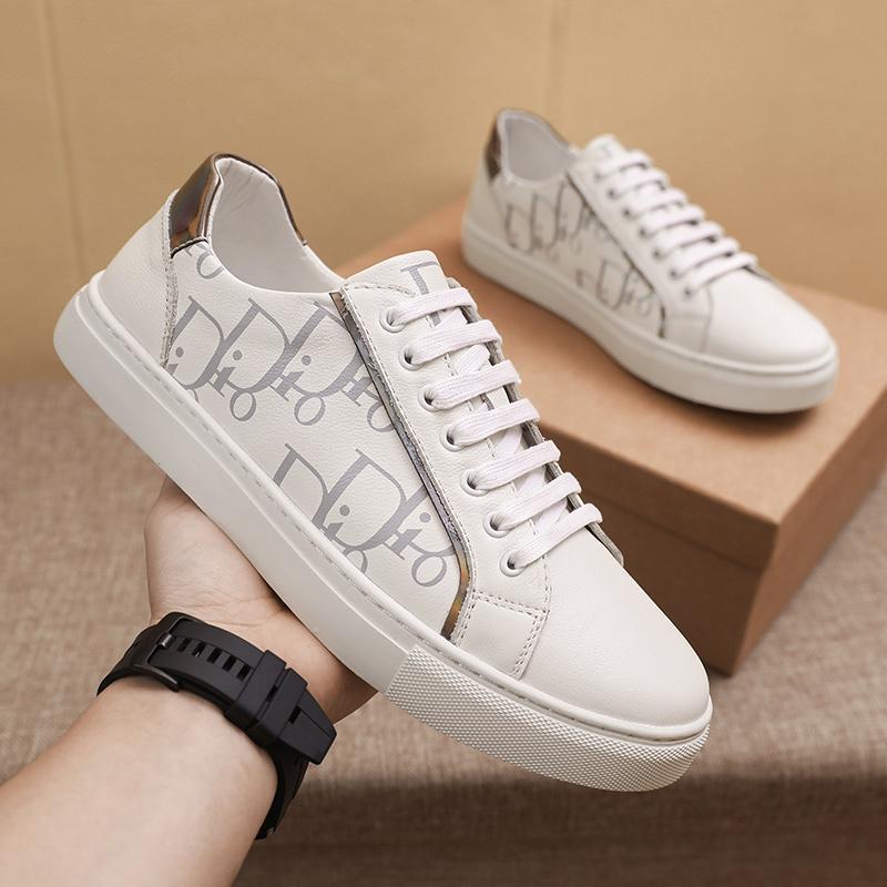 Новые повседневные обувь, новая европейская версия, подошва из коровьей кожи первого слоя, модные кроссовки, белые туфли