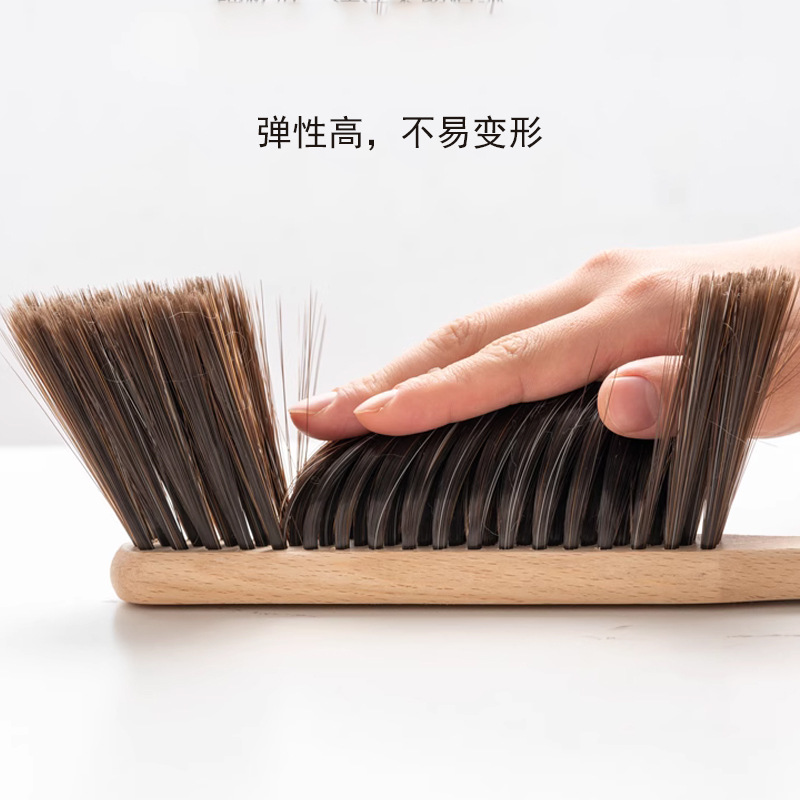 Bed Brush Sweeping Bed Brush Sofa Brush Removal Brush Broom Household Bed Log Color Soft Rubber Hair Long Handle Cleaning Brush