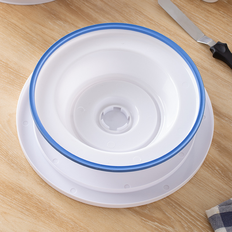 11inch Non-Slip Cake Turntable Baking Turntable Cream Decorating Table DIY Tool Rotating Table for Home Use with Turntable