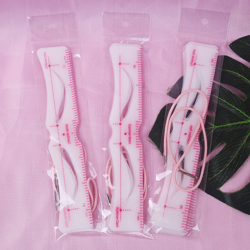 Cross-border one-piece wearable 12PCs silicone soft eyebrow card lazy thrush auxiliary artifact