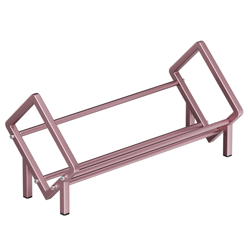 Stainless Steel Desktop Bookshelf Dormitory Storage Rack Book and File Storage Rack Simple Modern Desktop Bookshelf