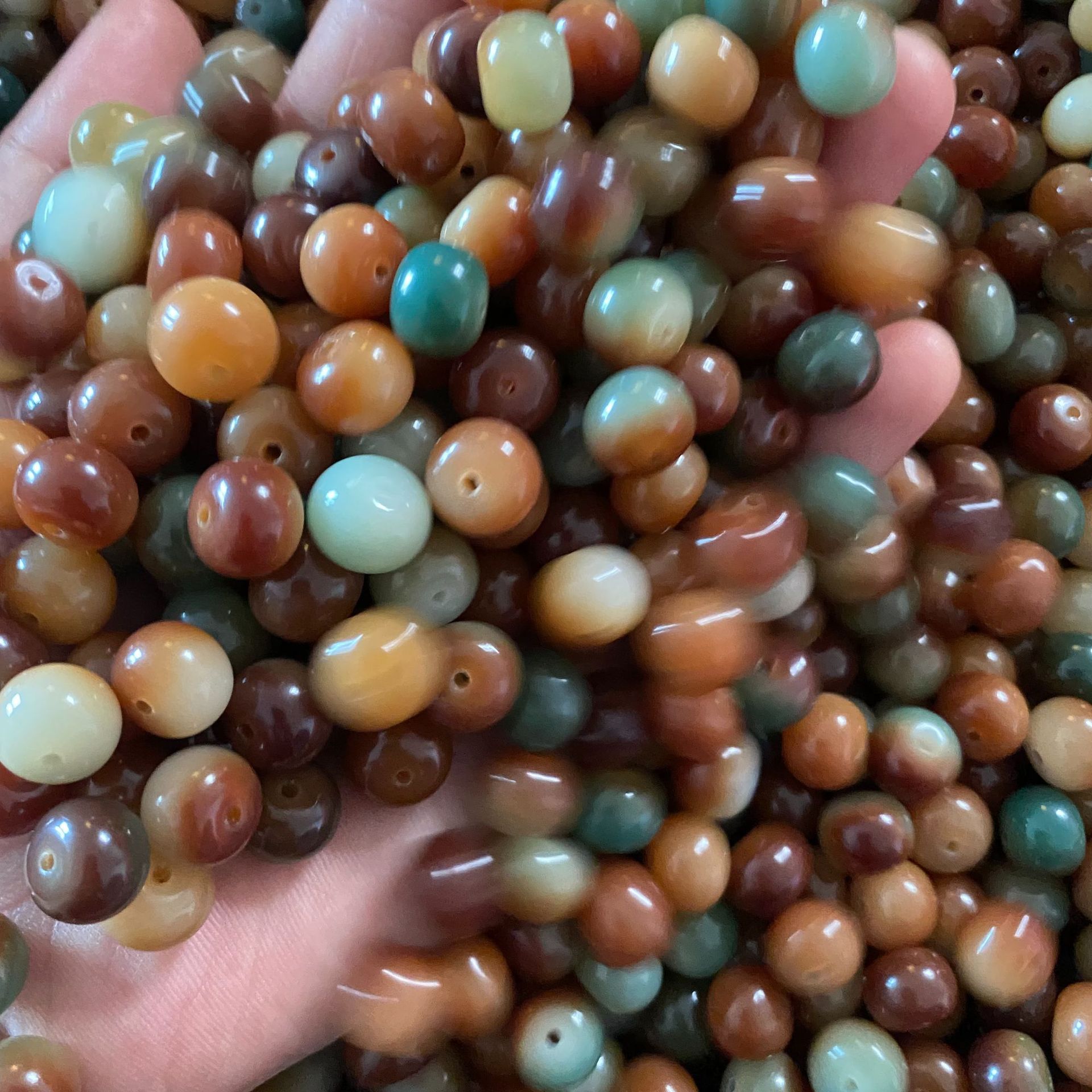 Bodhi Root Dunhuang Scattered Beads High Throwing Bodhi Apple Round Beads Wen Play Rosary Beads Bodhi Old Material Bodhi Scattered Beads