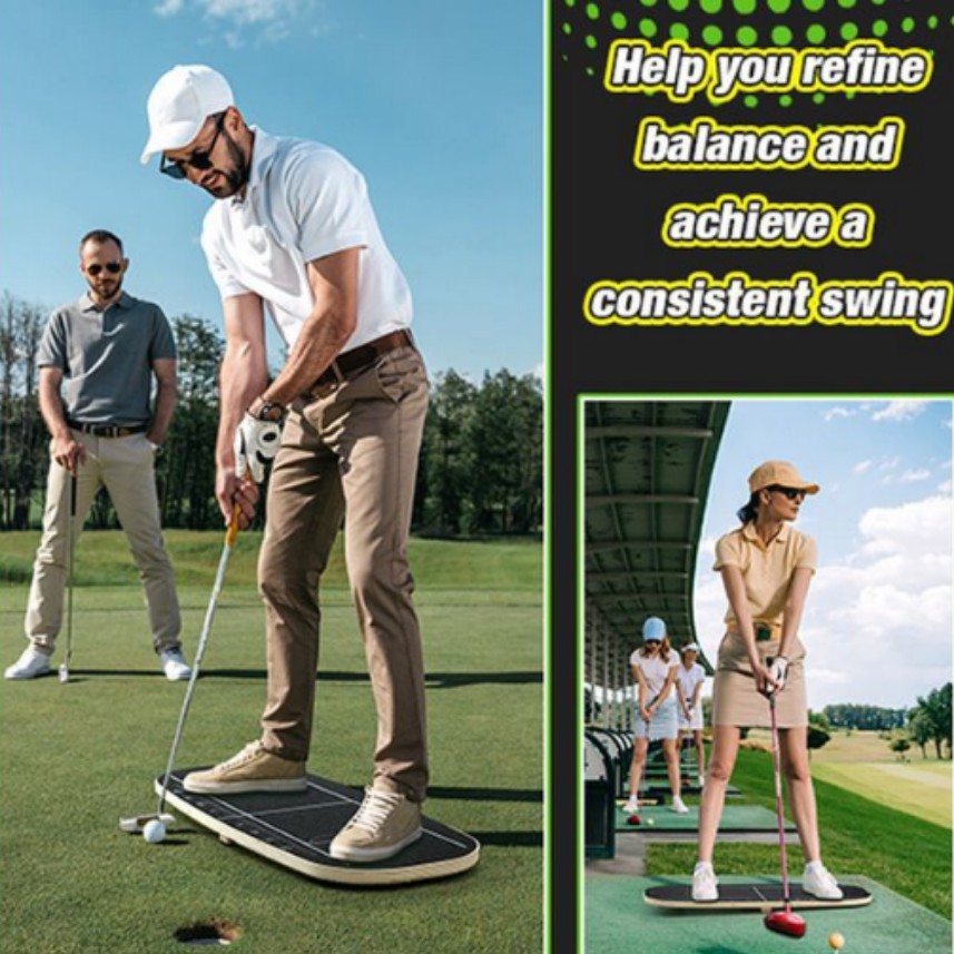 Golf Swing Center of Gravity Balance Pedal Center of Gravity Transfer Board Sound Prompt Swing Balance Board Manufacturer Professional