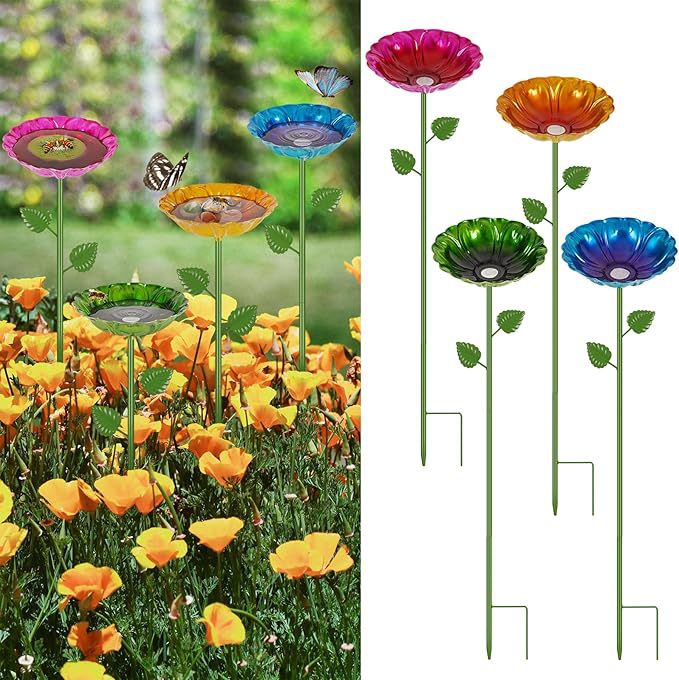 Кросс-бордерное предложение уличного пасторального художественного чугуна, фонтан для питья пчёл и бабочек, чаша для корма птиц, садовые декоративные украшения, напольные вставки