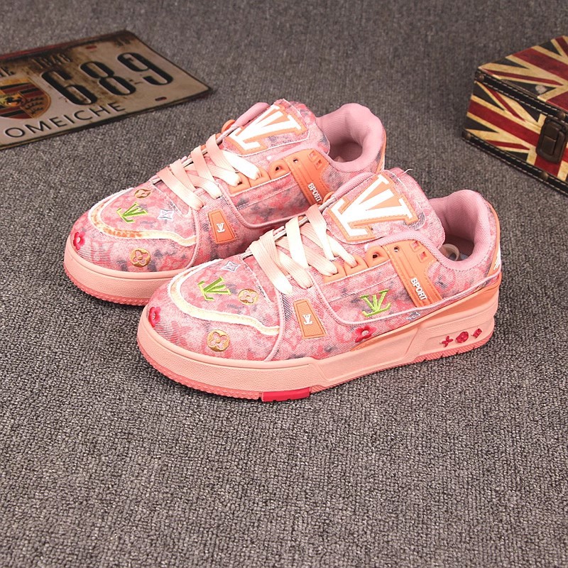 Trendy Brand Men's Shoes 2025 New Arrival Embroidered Print Sports Men's and Women's Couple's Canvas Casual Fashion Trendy Sports Sneakers