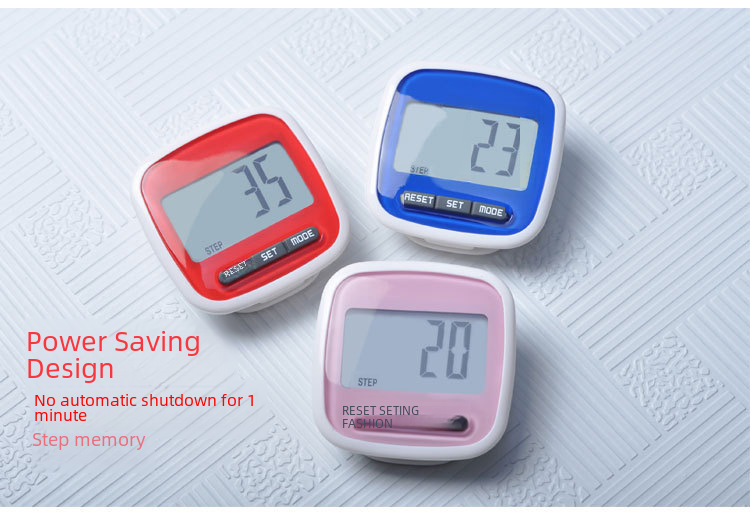 Pedometer Large Screen Multi-Functional Pedometer Digital Pedometer Calories Consumption Record Running Counter