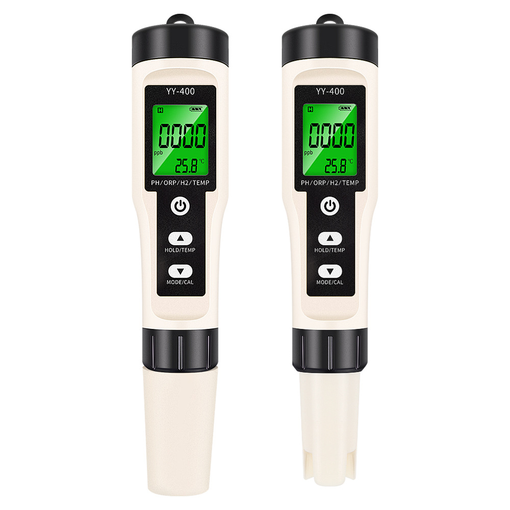 Four-in-one hydrogen-rich water quality test pen ph meter tester acidity meter tester ORP/TEMP instrument