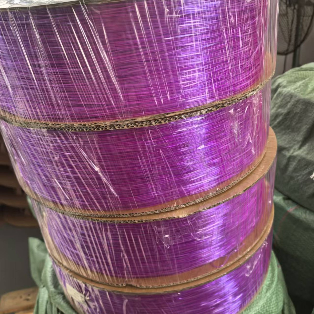 Manufacturer Produces 2mm Plastic Braided Flat Rope Pvc Plastic Glass Fiber Kidsren's DIY Handmade Bracelet Weaving