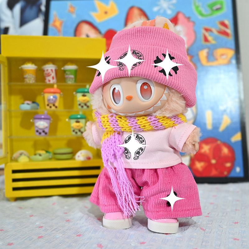 Only Clothes] Labubu Clothes New Labubu Baby Clothes Skirt Suit Fashionable Baby Clothes Labubu Clothes