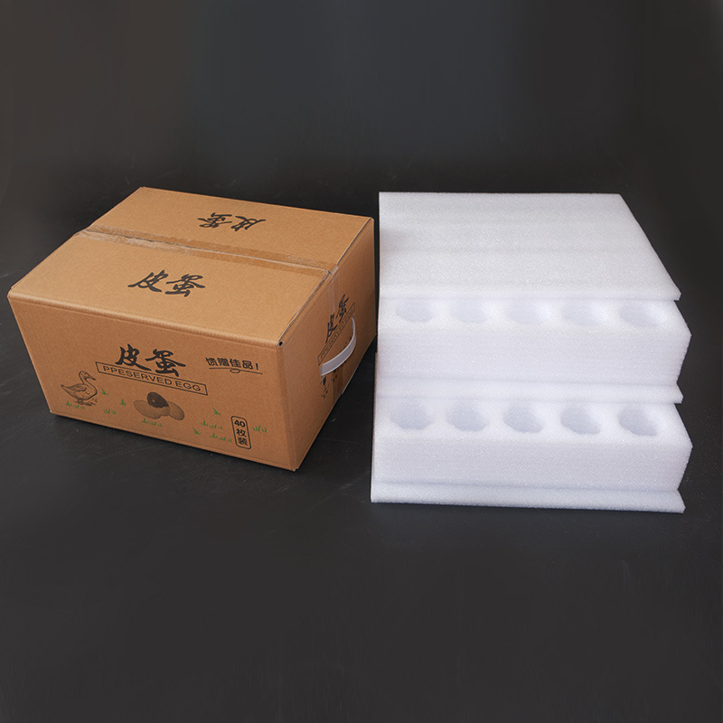Egg Cartons for Duck Eggs and Preserved Eggs, Pearl Cotton Epe Egg Trays, Egg Cartons, Shipping Boxes, Anti-Drop and Shock-Absorbing, Factory Wholesale and Distribution