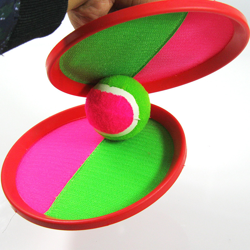 Mysports Kidsren's Sticky Ball Sticky Target Racket Outdoor Family Racket Ball Suction Cup Sticky Racket Ball Sticky Target Plate