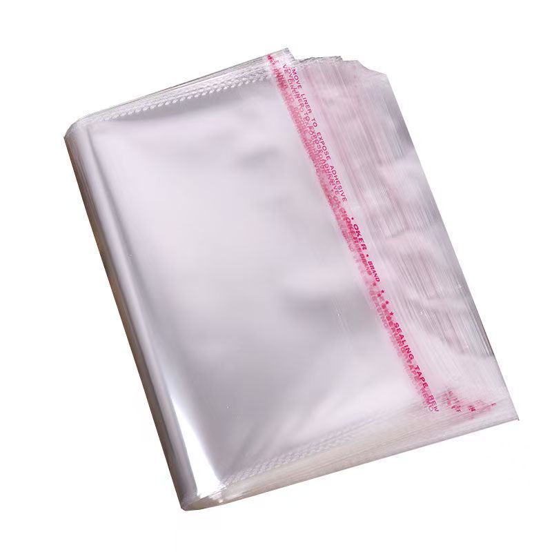 Opp Self-Adhesive Bag Clothing Packaging Storage Packaging Bag Transparent Ziplock Bag Manufacturer Direct Hair Can Wholesale Size