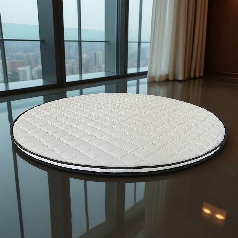 Round Coconut Palm Mattress 2m Coconut Palm Hardened Thin Mattress Foldableable Customized Kidsren and the Elderly Waist and Spine Protection Hard Round Palm