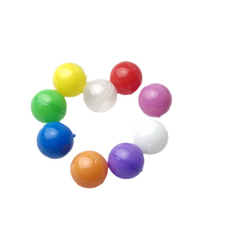 Factory wholesale color lottery ball hollow 4cm open lottery ball annual meeting celebration wedding lottery box with prize ball