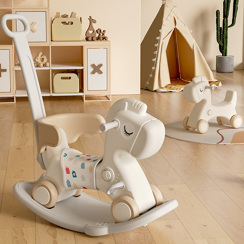 Качалка для малышей, игрушка 2 в 1, антискользящая качалка для дома