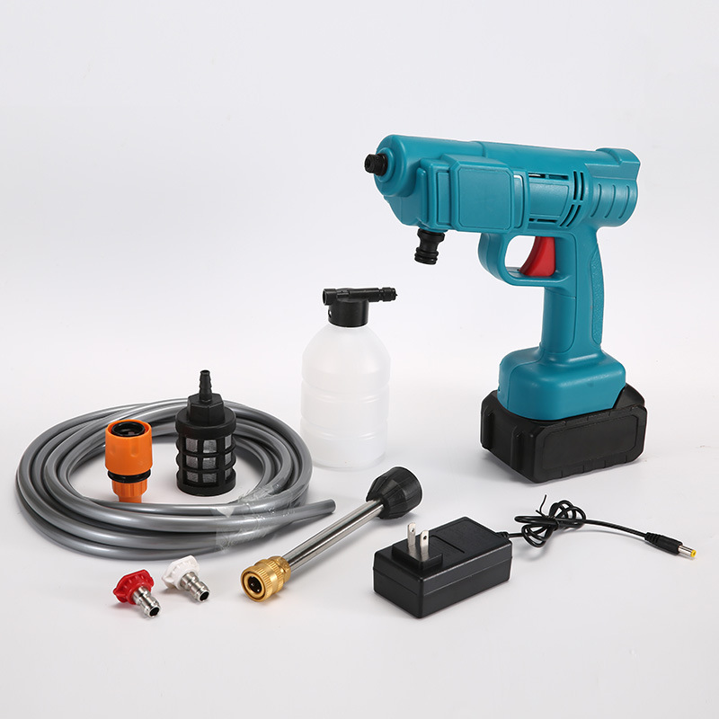 Lithium battery car washing water gun portable car Wireless Car Washing Machine household rechargeable high pressure water pump washing machine