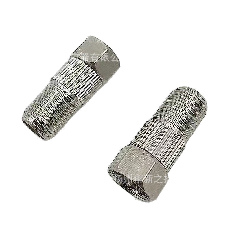 Factory Direct Supply Cable Tv F Connector F Female to F Male Metric to F Male Imperial All-Copper Adapter