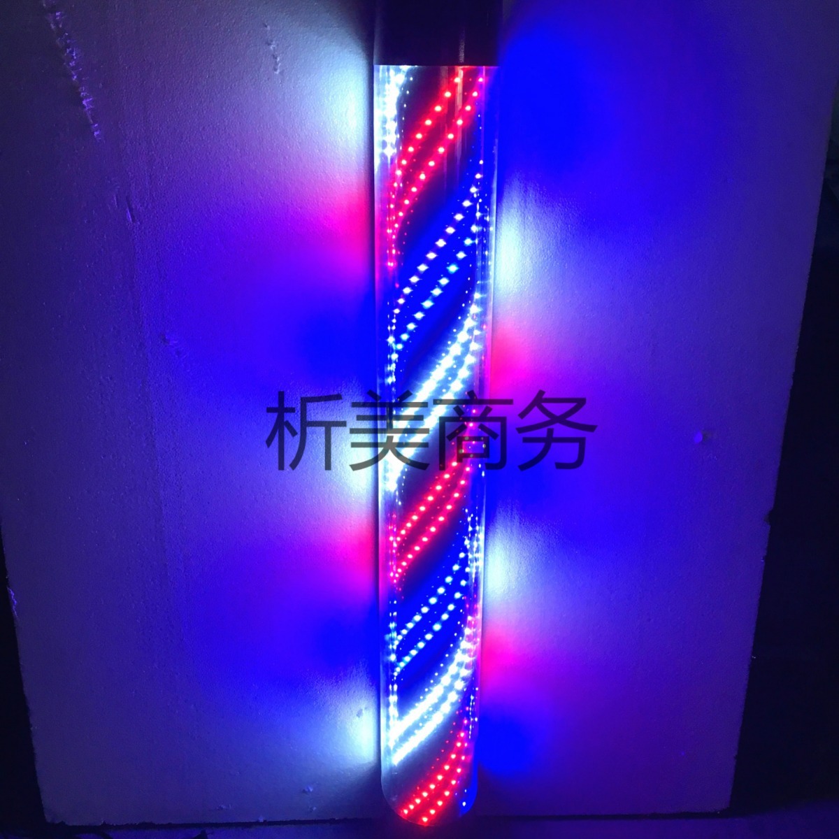 Factory direct beauty salon LED wall turn light colorful LED light box barber shop LED turn light, beauty logo