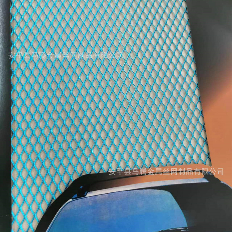 Diamond-Shaped Car Grille 3X6 Small Hole Car Modification Large Surround Air Vent Mesh Aluminum Alloy Modification Cooling Grille