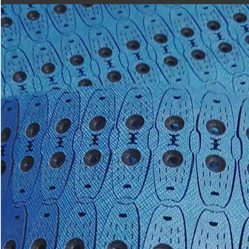 Qiyue positioning pot bottom leather pocket three holes positioning flat leather slingshot leather pocket slingshot accessories Internet famous silencer traditional leather pocket