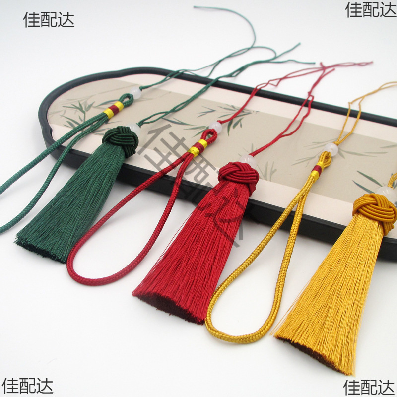 Нити из нефритовых бусин с кисточкой для DIY украшений, аксессуары для одежды, мешочки, подвески