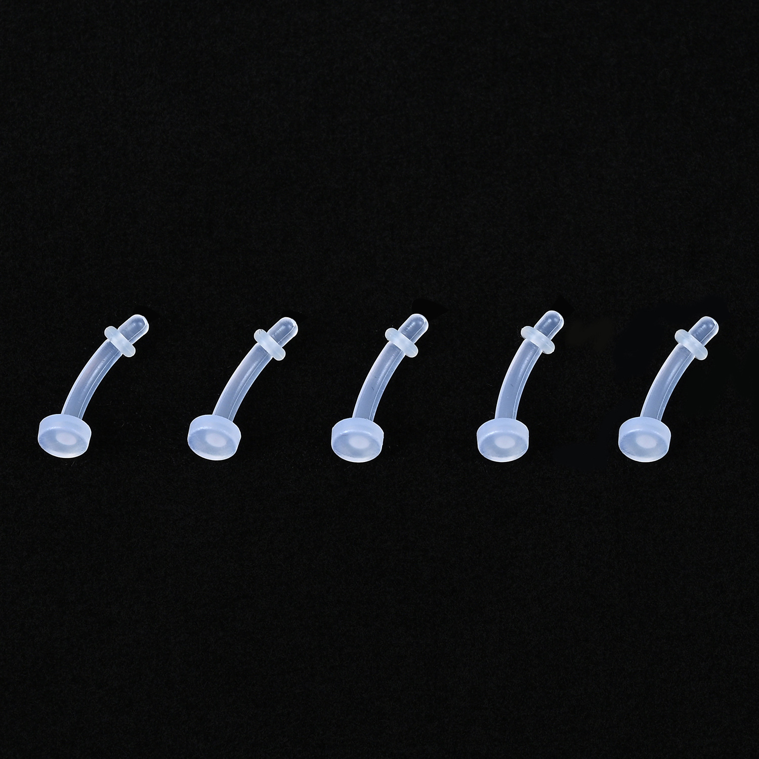 Transparent Simple Fashion Lip Nail Navel Nail Invisible Ear Bone Nail Eyebrow Nail Inserted Body Puncture Jewelry