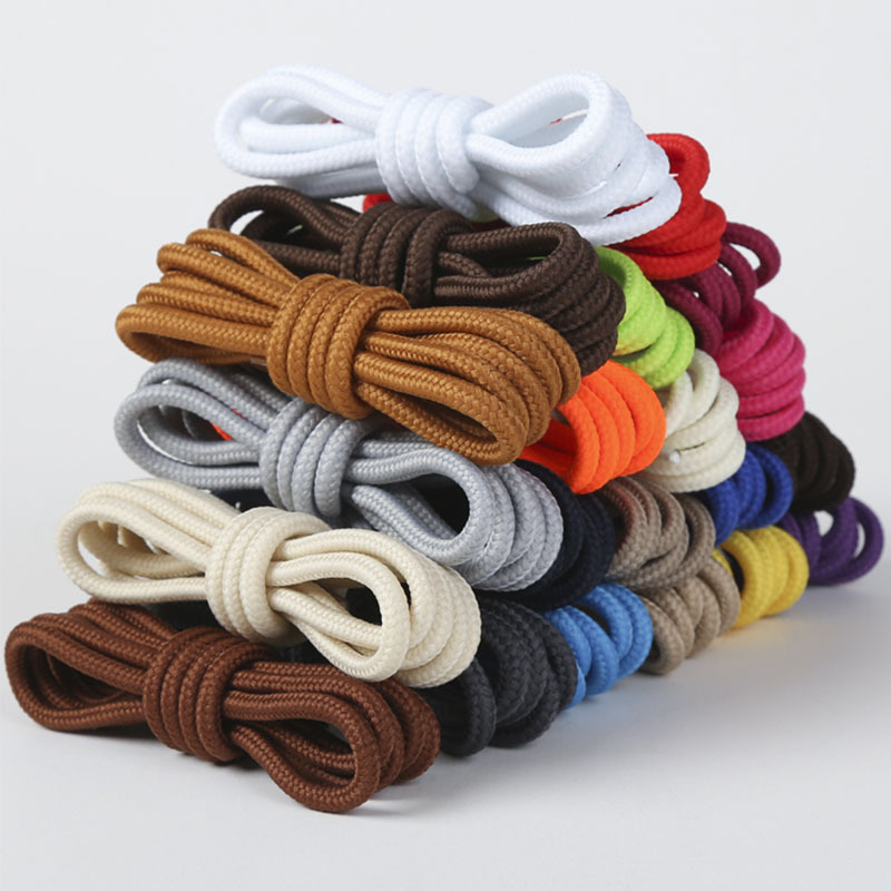 Яркие спортивные плоские шнурки для высоких шапочных обувей, круглые шнурки с корейским белым длинным золотым поясом