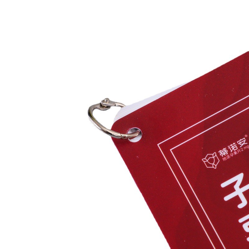 Manufacturer Wholesale Portable Card Pvc Waterproof Medical Brochure Customized Product Manual Coil Style Hardcover Album