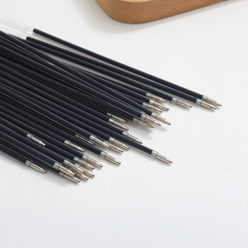 Manufacturer Customized Wholesale Multi-Specification Pen Refills, Environmentally Friendly Medium Oil Emulsified Special Pen Heads, Ballpoint Pen Refills, Multi-Color Refills