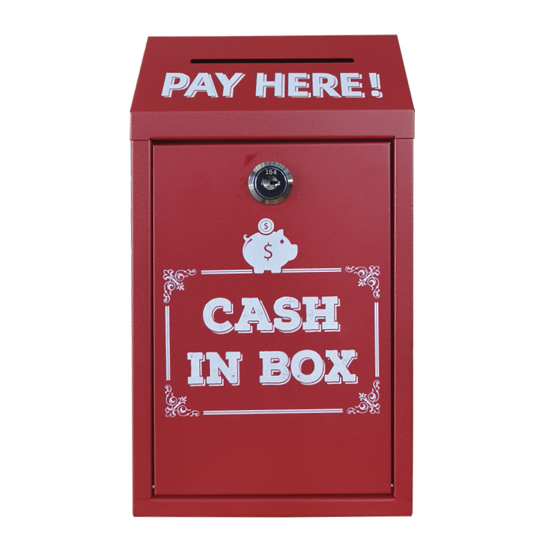 Компактный ящик для денег с шелкографическим рисунком, влагозащитный ящик для писем из нержавеющей стали, мини настенный