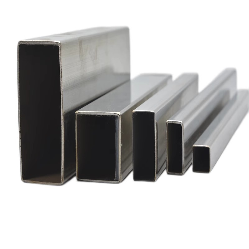 Ready Supply of Mirror Brushed 304 Stainless Steel Square Tubes Cut on Demand 316L Stainless Steel Rectangular Tubes 201 Square Tubes