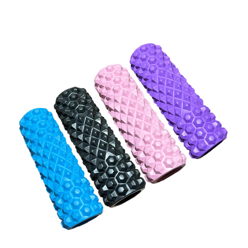 EVA yoga column massage roller 30cm mini mace muscle relaxation yoga foam shaft cross-border new