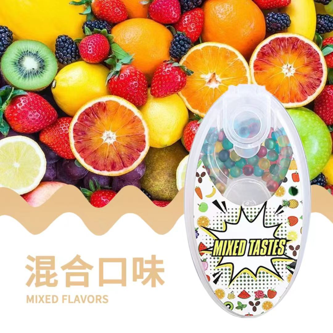 Освежающий дым с лопающимися бусинами, фильтр для сигарет с фруктовым вкусом, дезодорирующие многофункциональные лопающиеся бусины