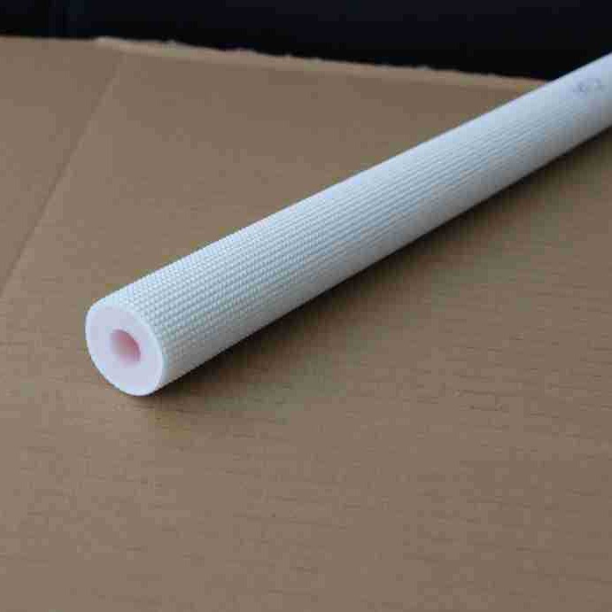 Single White Embossed Air Conditioning Hole Insulation Pipe Insulation Cotton Insulation Sleeve Foam Household Moisture-Proof Energy-Saving Shock-Absorbing Insulation