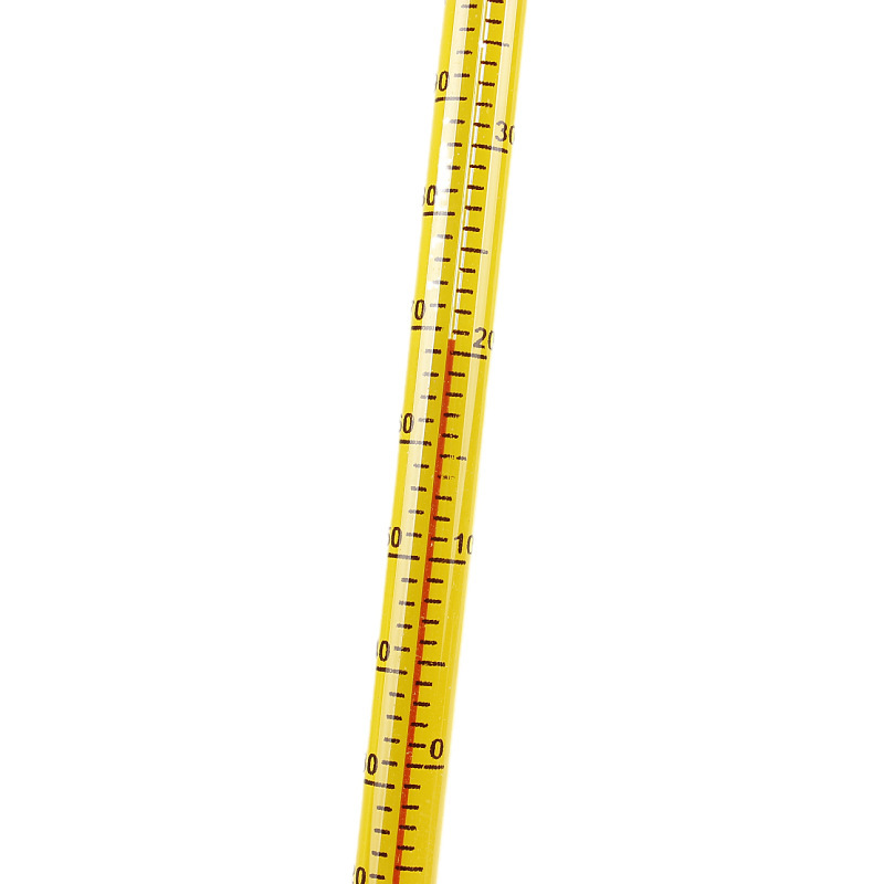 Manufacturers Supply Double-Sided Engraved Line -20 ~ 110 ° C Black Cap Scale Glass Rod Thermometer