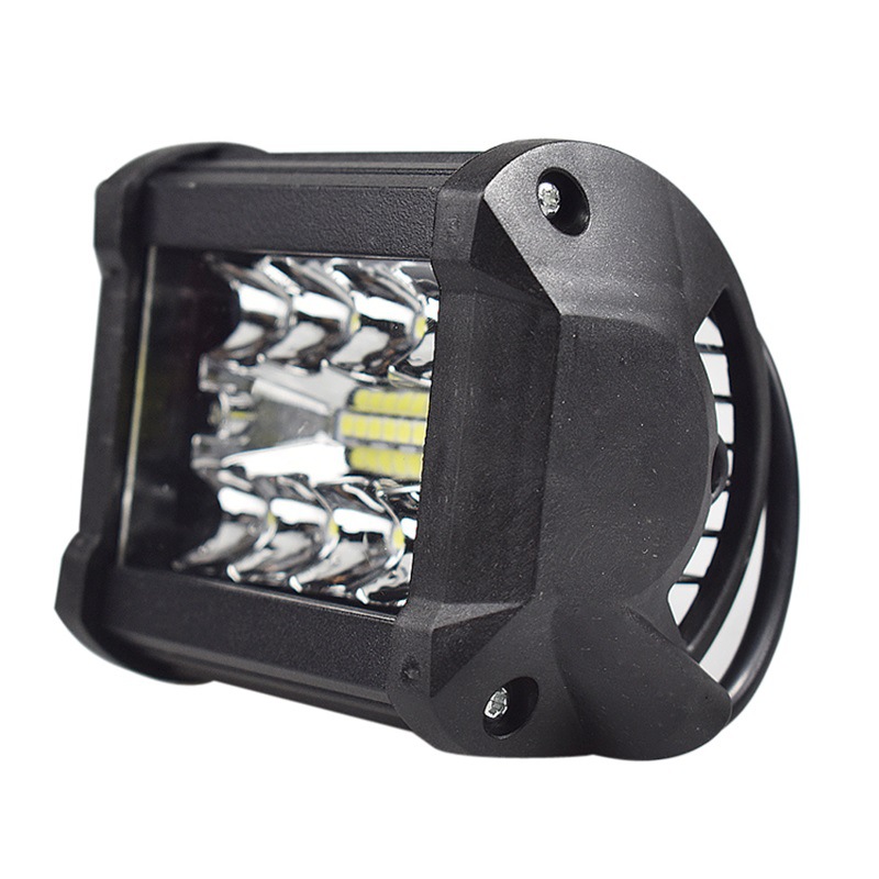 Car LED work light external auxiliary inspection light three-eye 4-inch 20LED 60W off-road vehicle modified spotlight