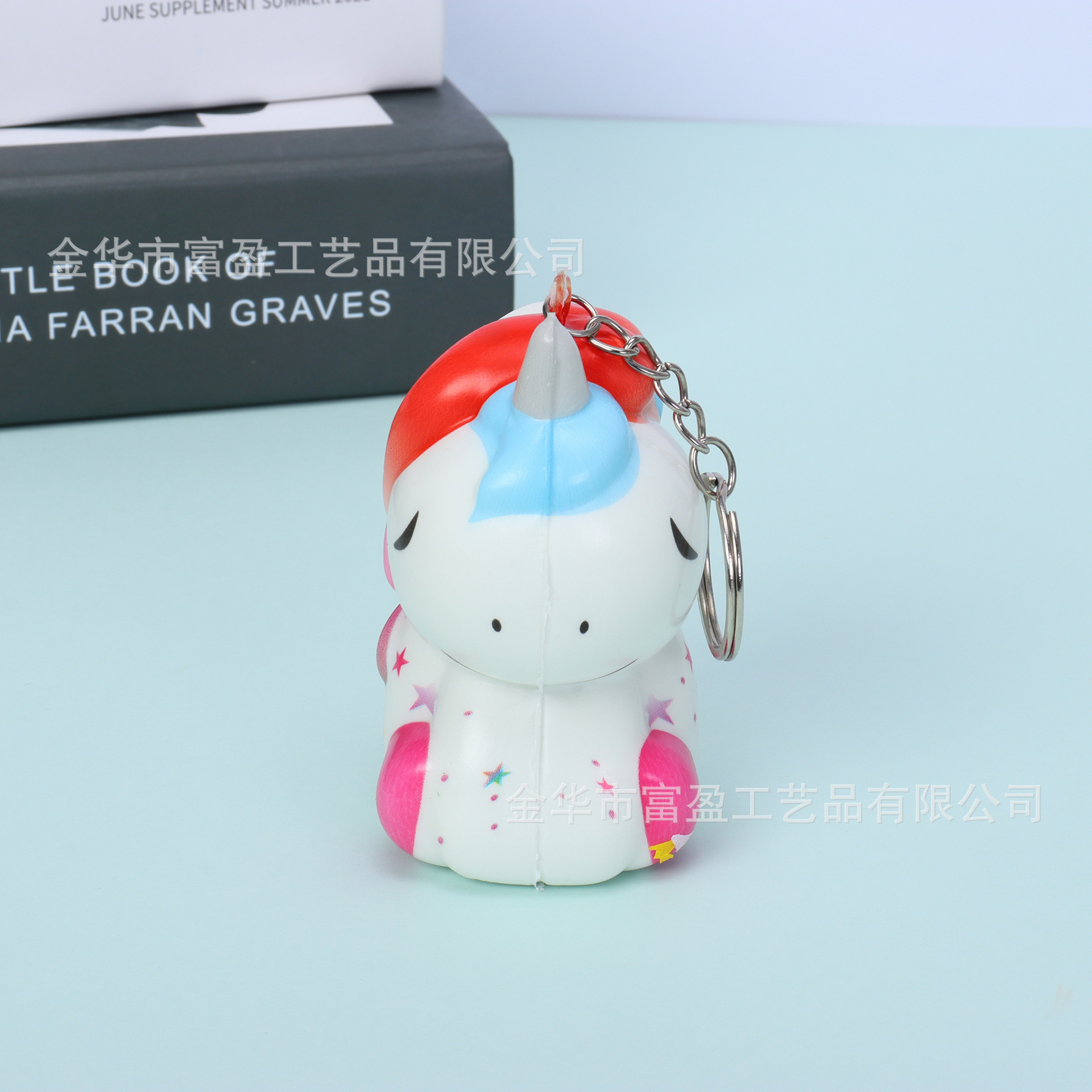 Cross-border new cartoon unicorn children's perfume type pinch music decompression pu slow rebound small toys wholesale