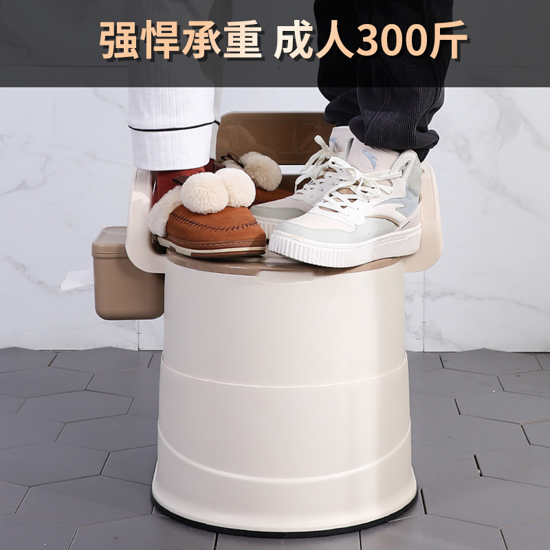 Pregnant women's toilet chair movable armrest toilet elderly toilet bedroom home toilet deodorant maternity toilet stool
