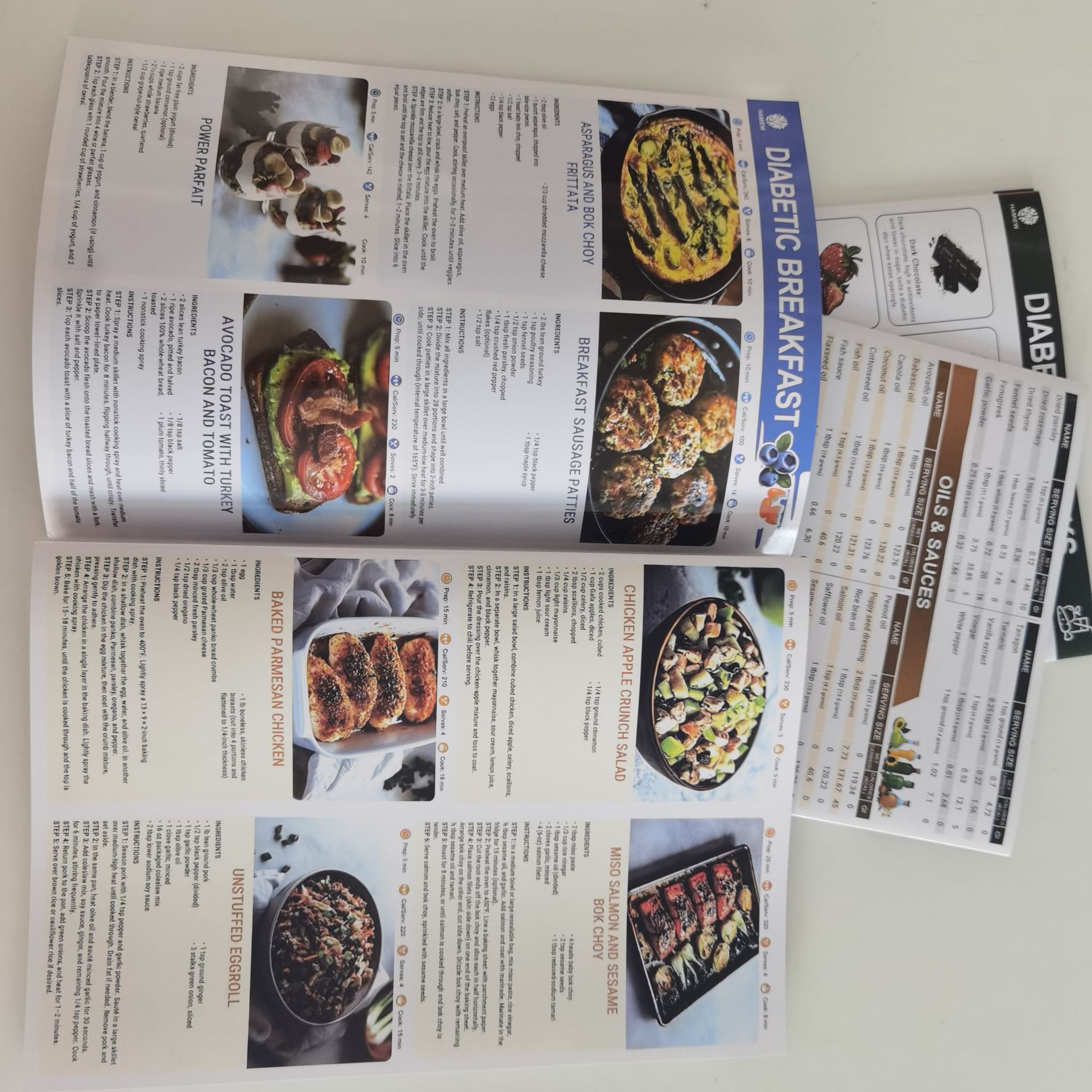 Cross-Border Spot Healthy Food Meal Guide Food List Healthy Diet Recipe Set