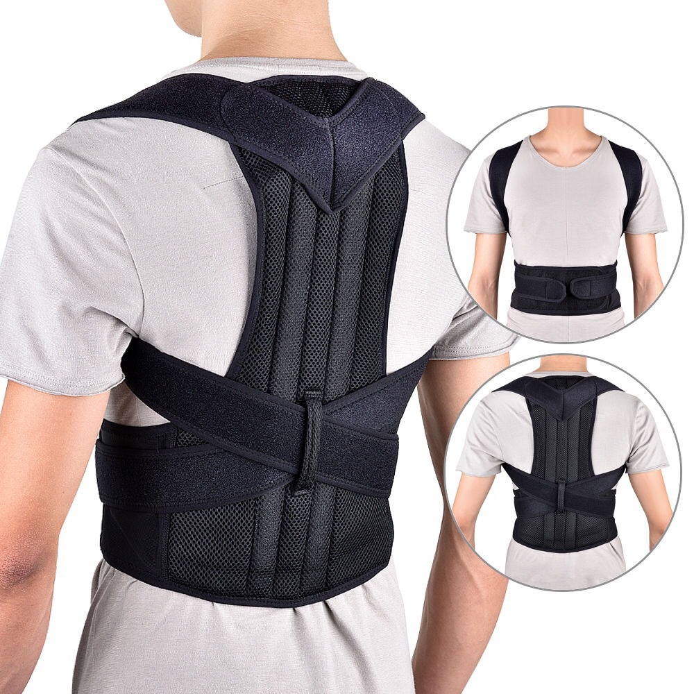 Cross-Border Correction Belt for Men and Women, Spine Corrector for Students and Office Workers, Anti-Hunchback Invisible Shoulder Opening Posture Correction Belt