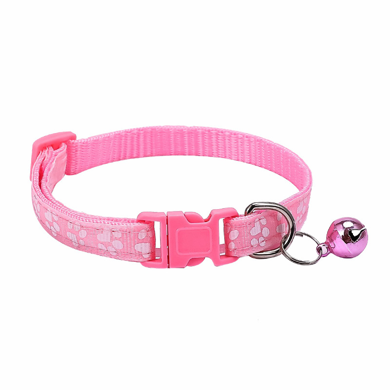 1.0 pet footprints patch collar dog collar cat bell collar factory shop a large number of spot