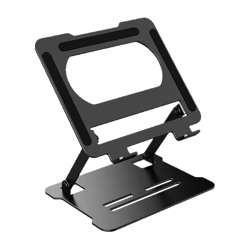 Installation-free Laptop Tablet PC Stand Foldable Pad Height Alloy Heat Rack Rotating Display Lifting Rack