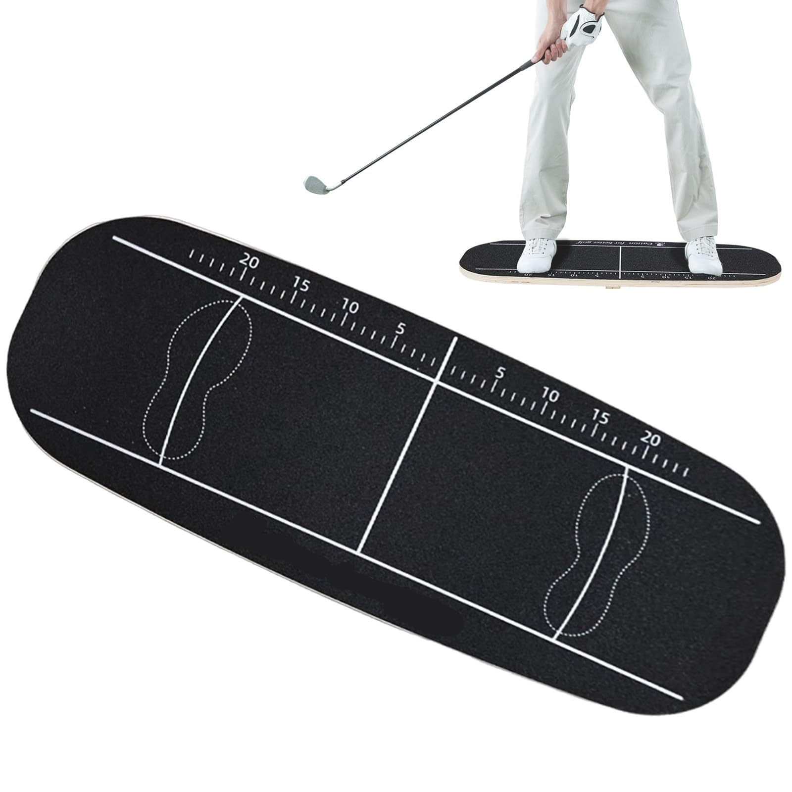 Golf Swing Center of Gravity Balance Pedal Center of Gravity Transfer Board Sound Prompt Swing Balance Board Manufacturer Professional