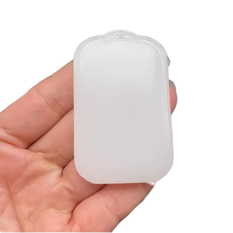 Natural Hetian Jade Color Afghan Jade High-End Peace Pendant for Men and Women, Blue and White Jade Can Be Engraved