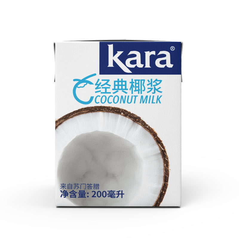 Indonesia imported kara Jiale coconut milk coconut milk baking dessert Simi Dew raw material original 200ml