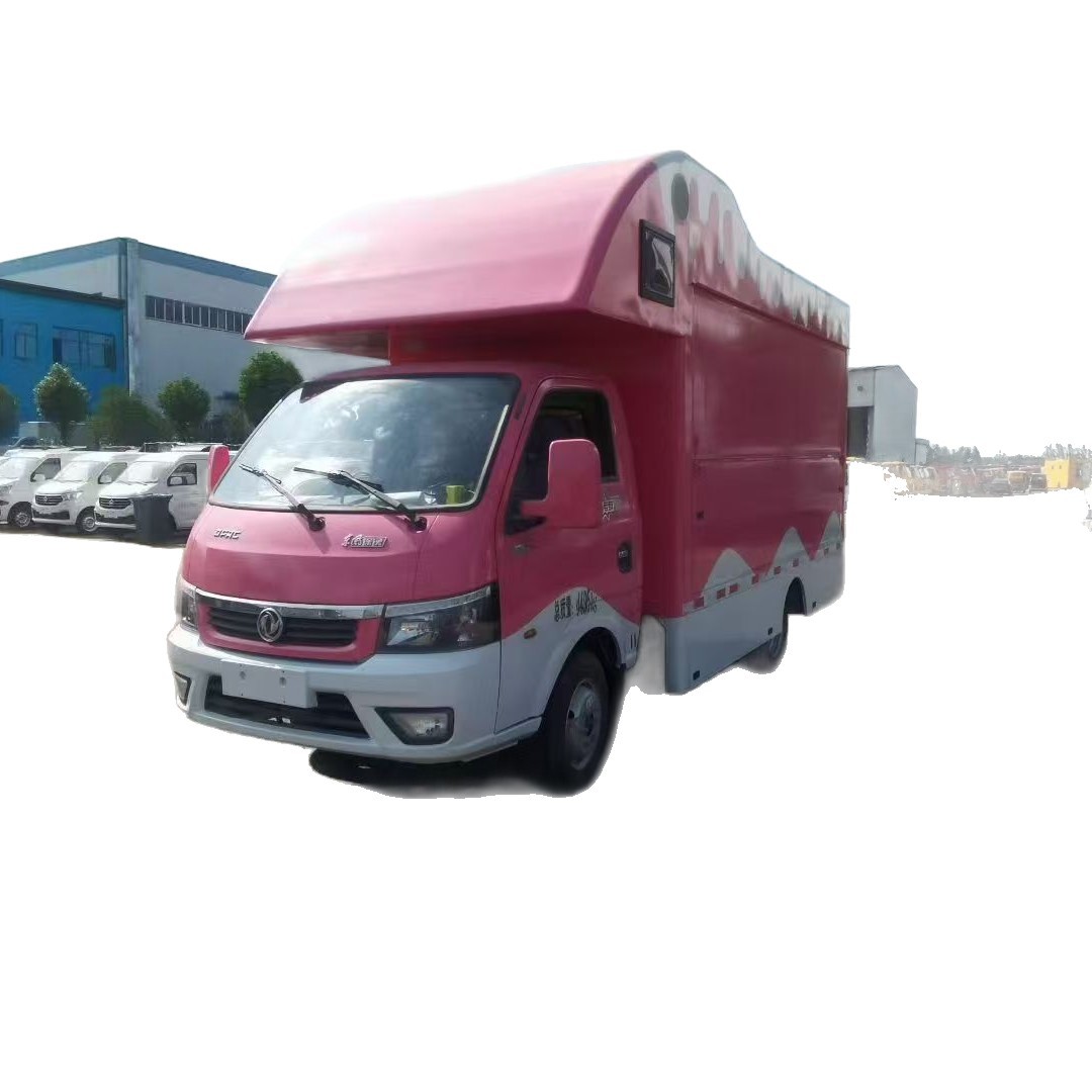 Outdoor Mobile Wuling Engine Rear Dual-Wheel Mobile Stall Cart Mobile Snack Cart Manufacturer Quote Available for Mortgage
