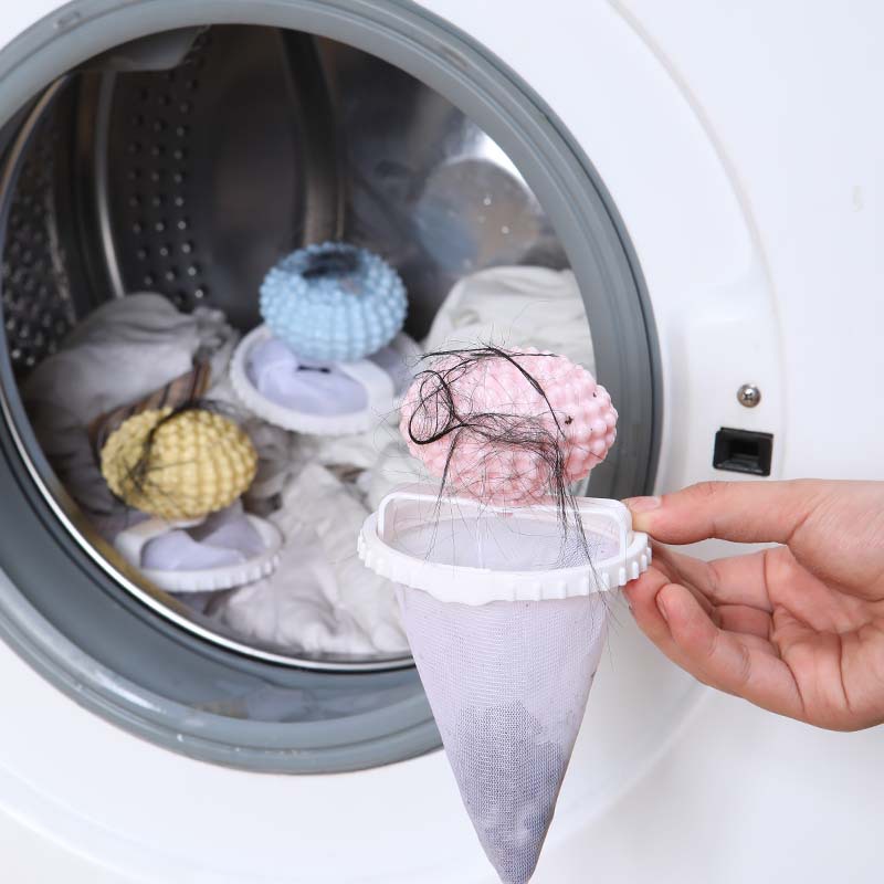 Barbed ball washing machine floating object filter net bag filter hair remover cleaning decontamination washing ball clothes washing ball