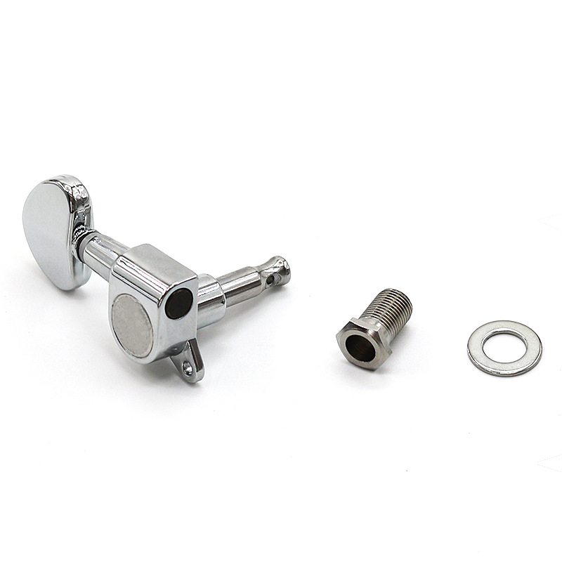 Wooden Electric Guitar Folk Tuning Knob Fully Enclosed String Winder String Accurate 45 Degree Round Head Gold Silver Black Korean Assets