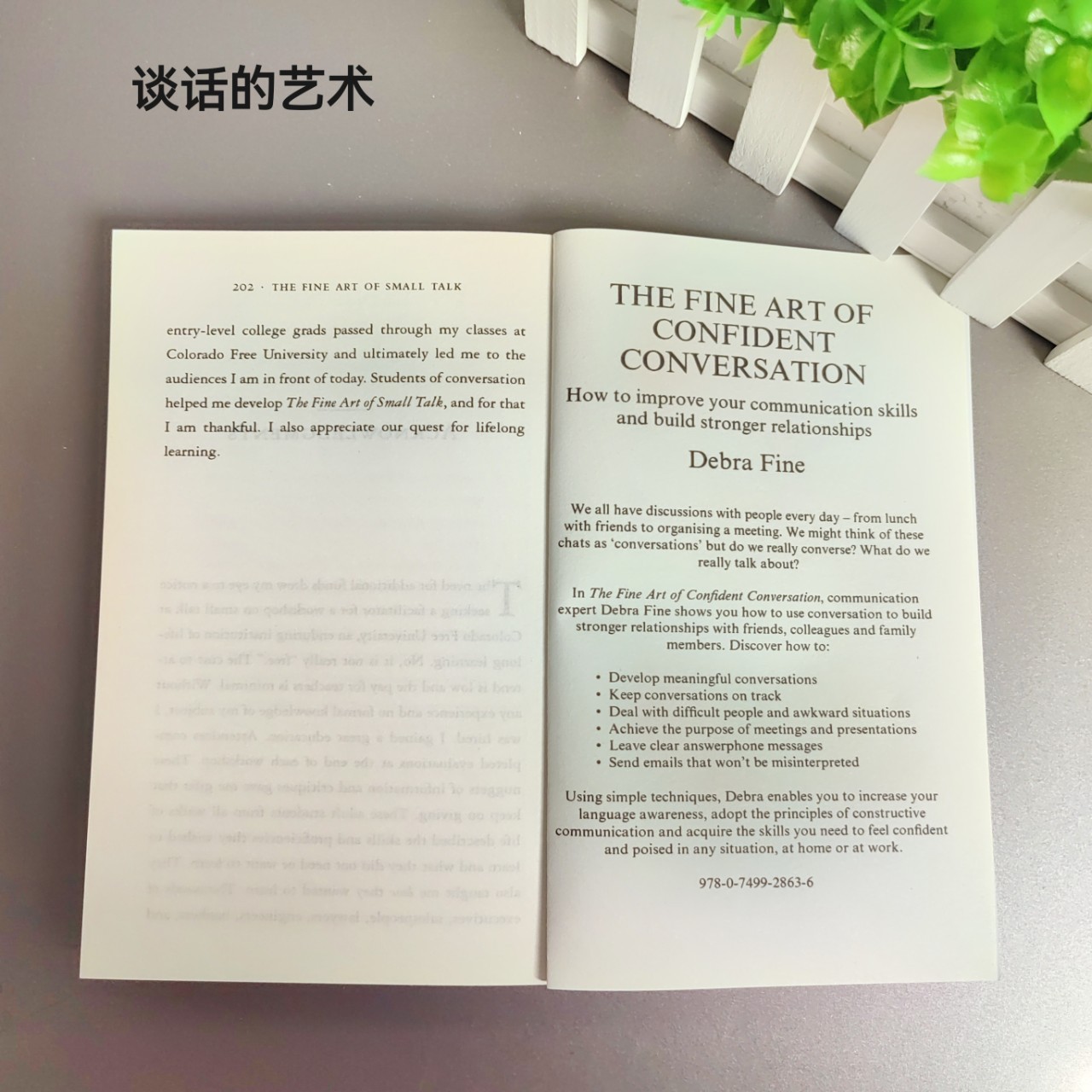 The Fine Art of Small Talk English Version the Fine Art of Small Talk by Deborah Fern