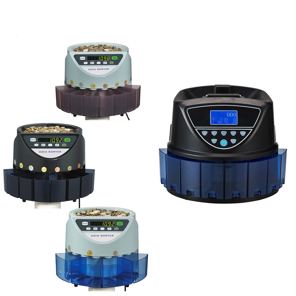 Intelligent Taiwanese Currency Coin Sorting Machine Export New Taiwan Dollar Twd Bank Dedicated Coin Counting Machine Cash Register Commercial Use